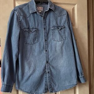 Mossimo Supply Co. Women's Denim Button Down Shirt